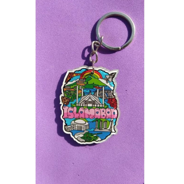 Islamabad Acrylic - Key Ring