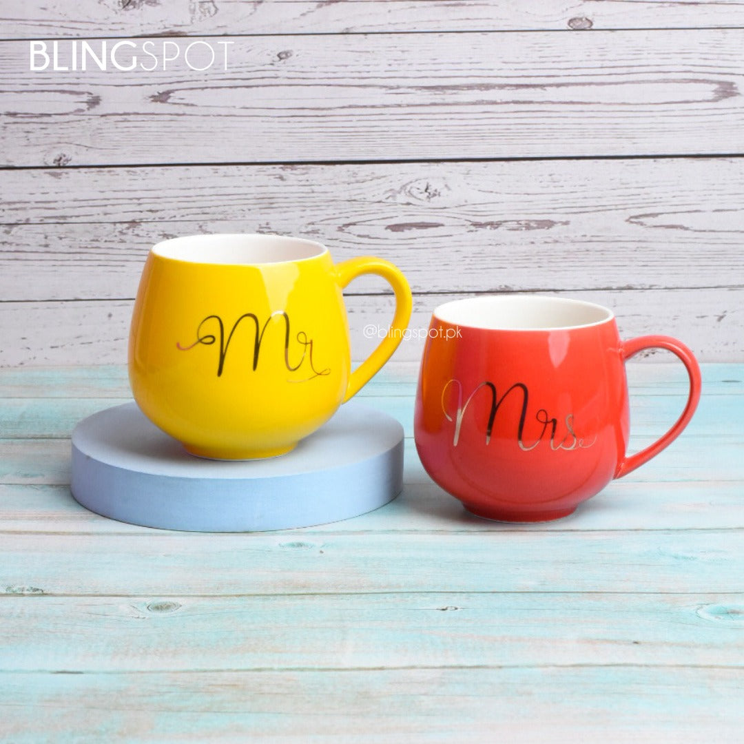 Mr &amp; Mrs Style 1 - Ceramic Mug