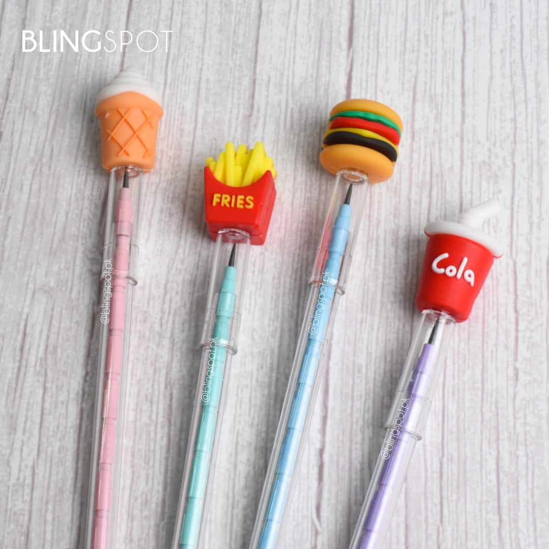 Fast Food Style 2 - Kids Bullet Pencil