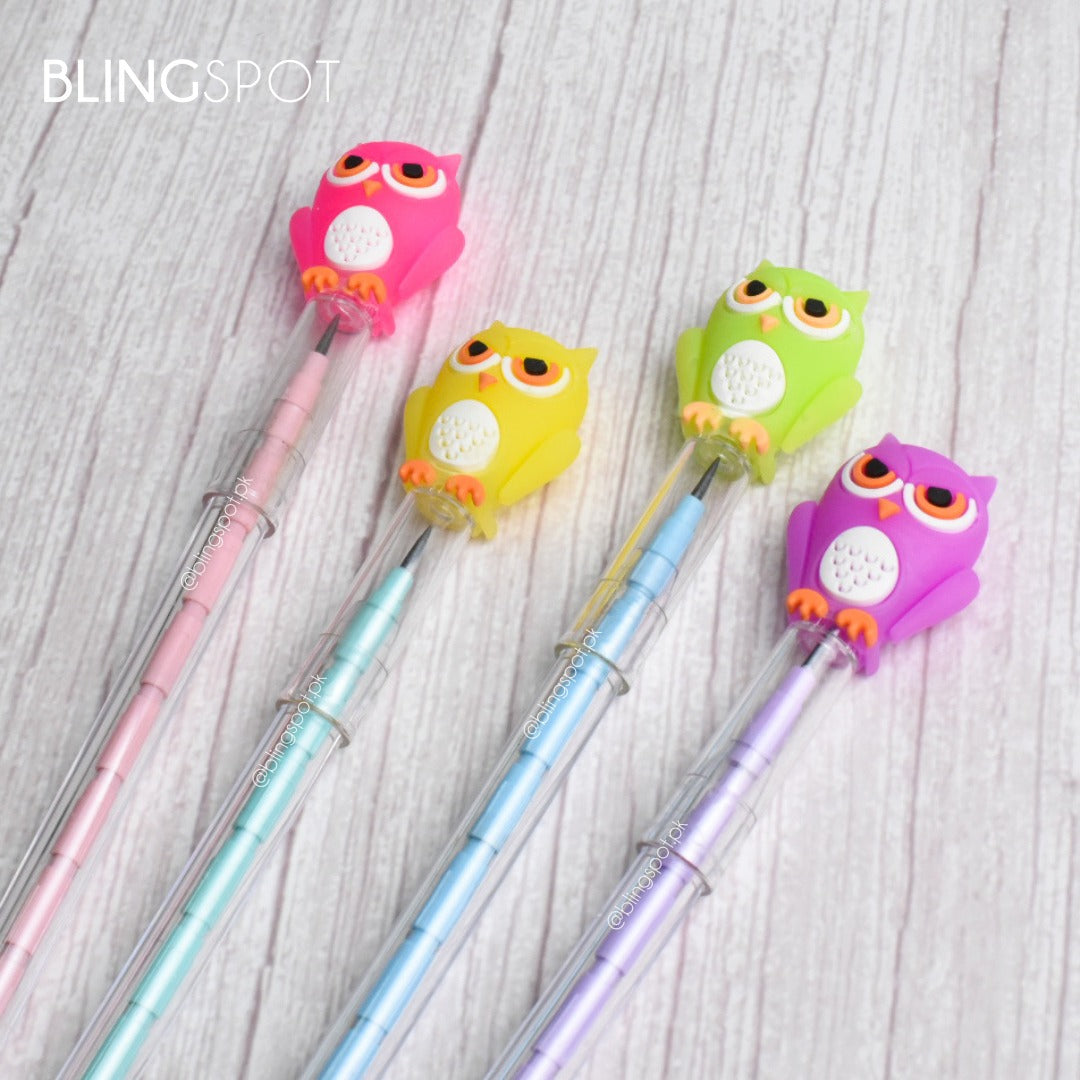 Colorful Owl - Kids Bullet Pencil