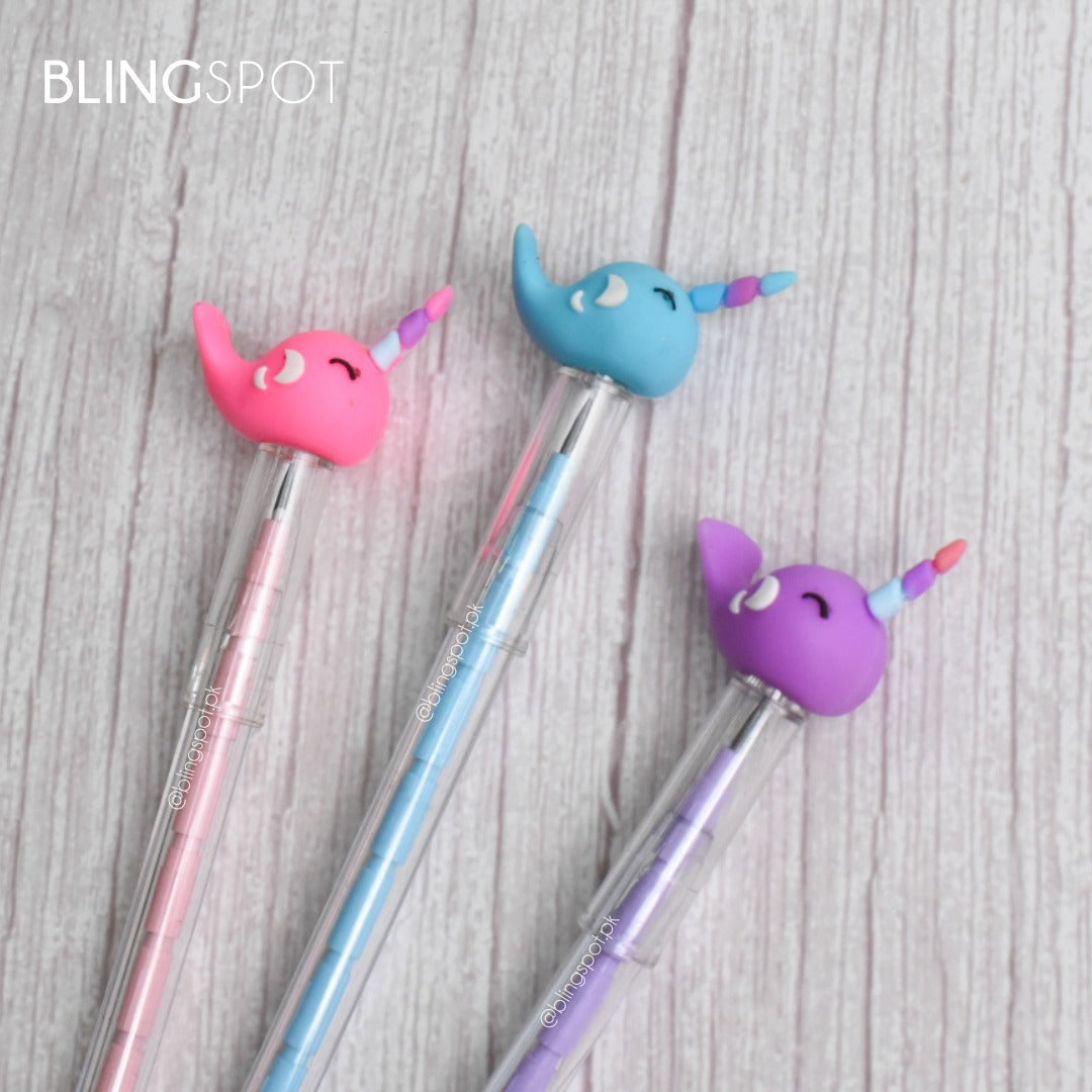 Unicorn Whale - Kids Bullet Pencil