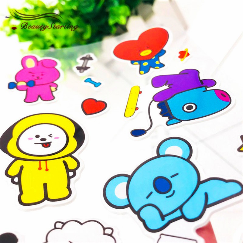 BT21 BTS Soft Stickers