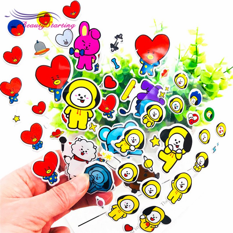 BT21 BTS Soft Stickers