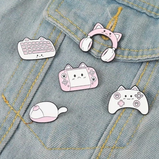 Gaming Zone Cat  - Enamel Pin