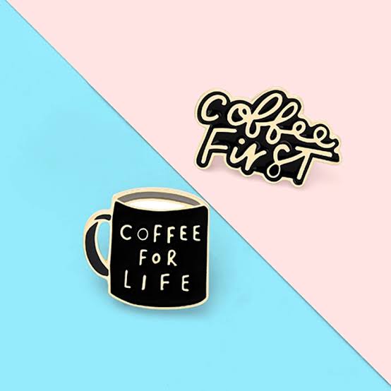 Coffee For Life  - Enamel Pin