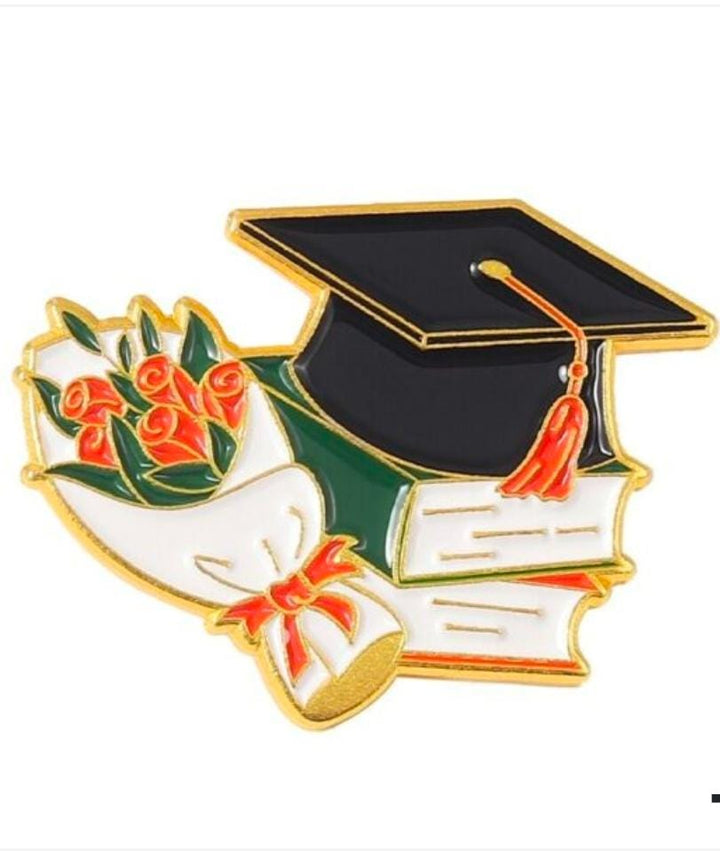 Graduated Pin Finally Graduated - Enamel Pin – The Blingspot Studio