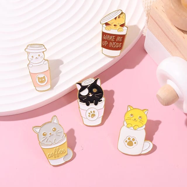 Cute Cat -  Enamel Pin