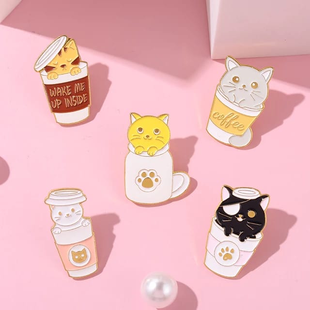 Cute Cat -  Enamel Pin