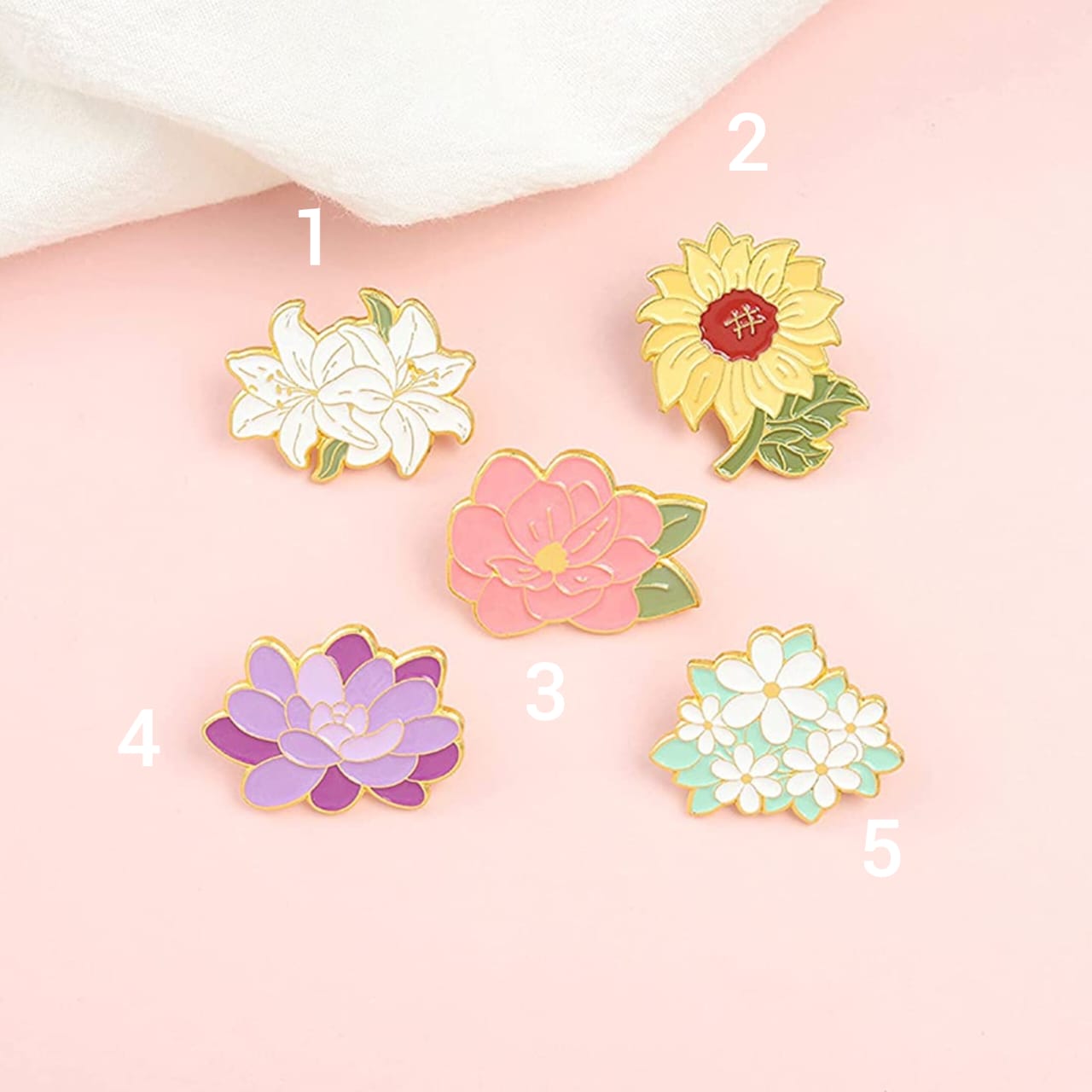 Flower -  Enamel Pin