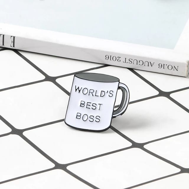 Word's Best Boss - Enamel pin