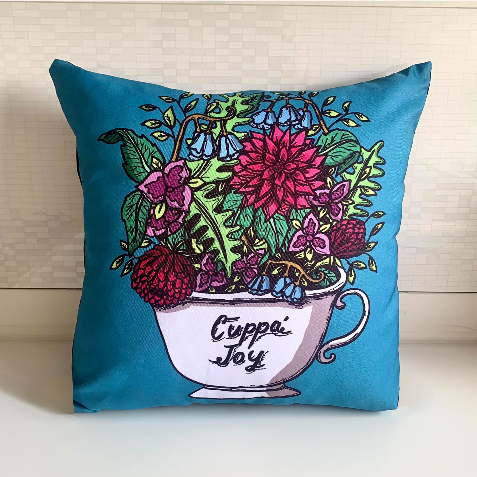 Cuppa ' Joy  - Cushion