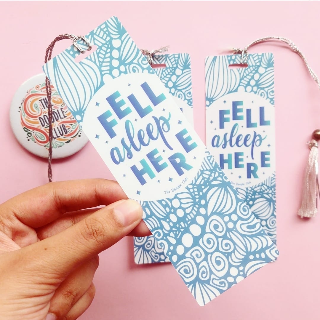 Fell A Sleep Here - Bookmark