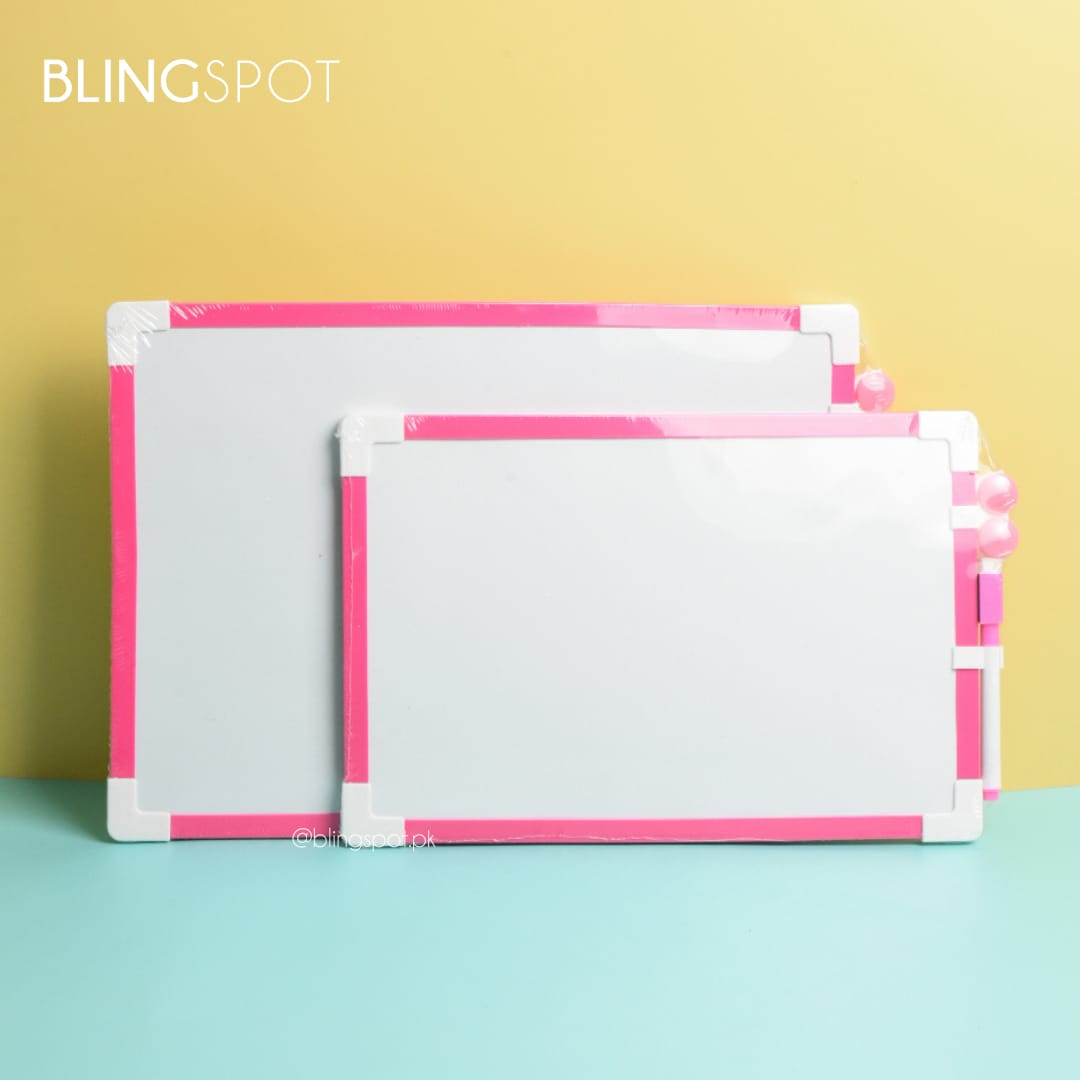 Pink Magnetic Whiteboard Set - Style 3