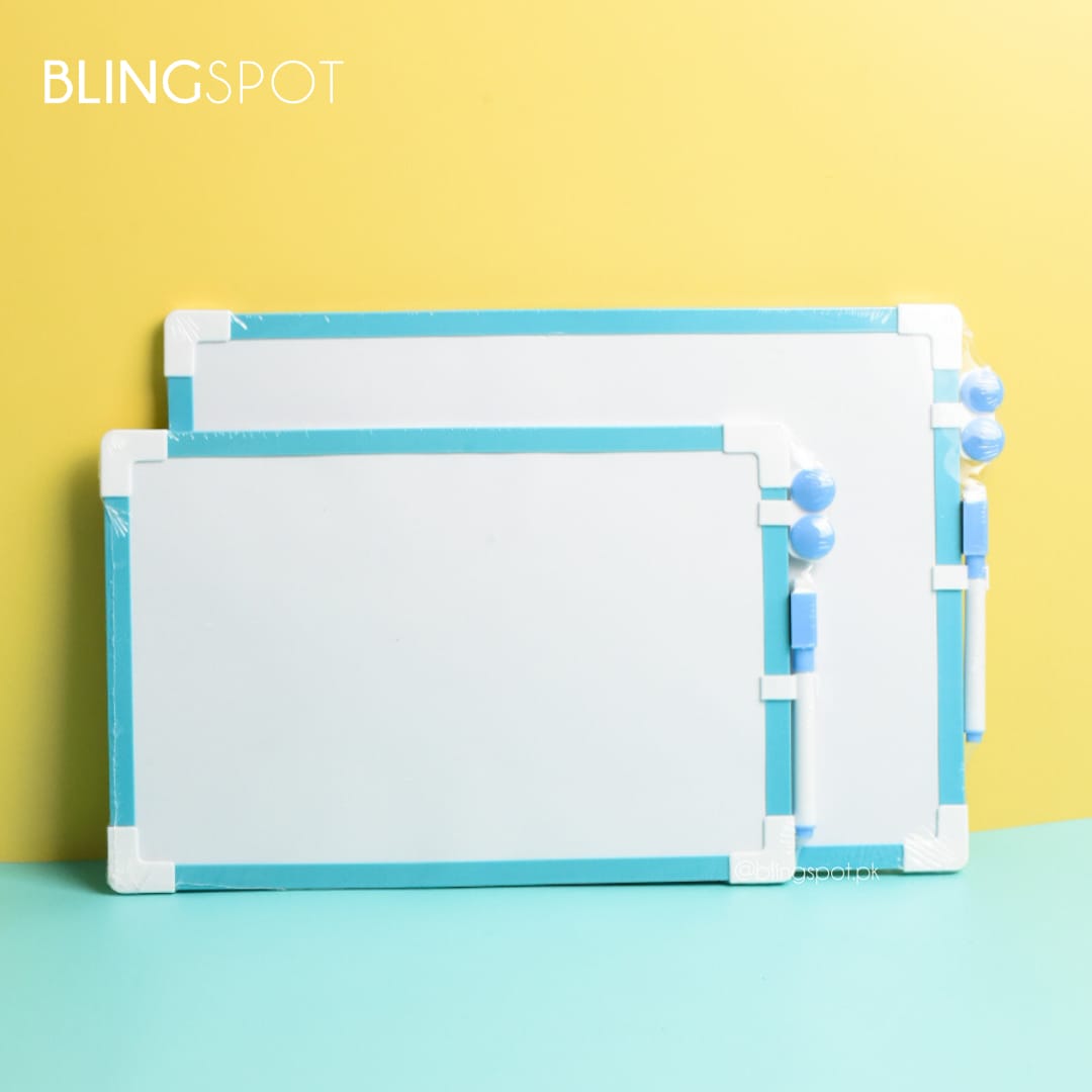 Blue Magnetic Whiteboard Set - Style 3