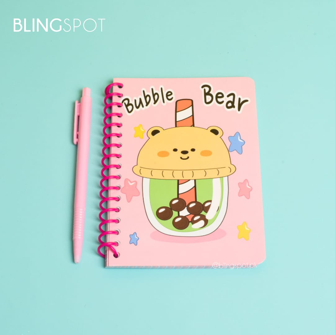 Bubble Bear - Spiral Notebook / Journal