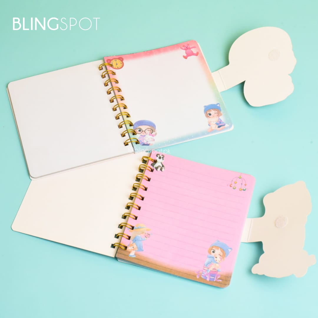Cute Girl - Spiral Notebook Journal