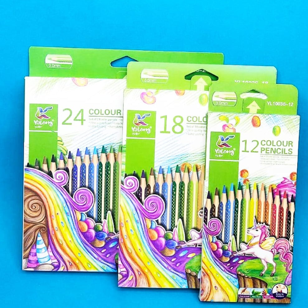 Yalong Color Pencils Set of 12 & 18 & 24