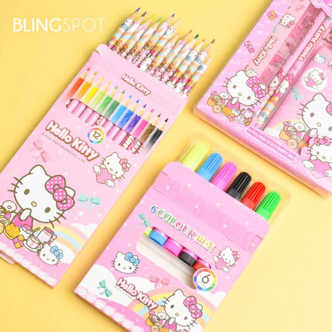 Hello Kitty - Kids Pencil Color Set Of 12