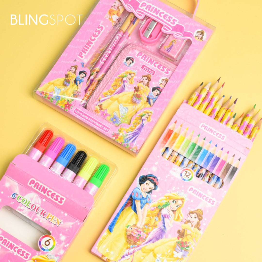 Princess - Kids Pencil Color Set Of 12