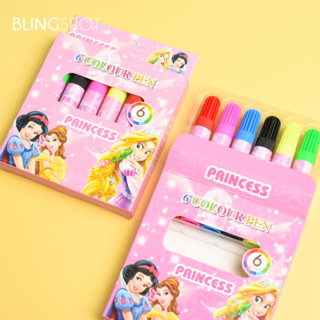 Princess - Kids Marker Set Of 6