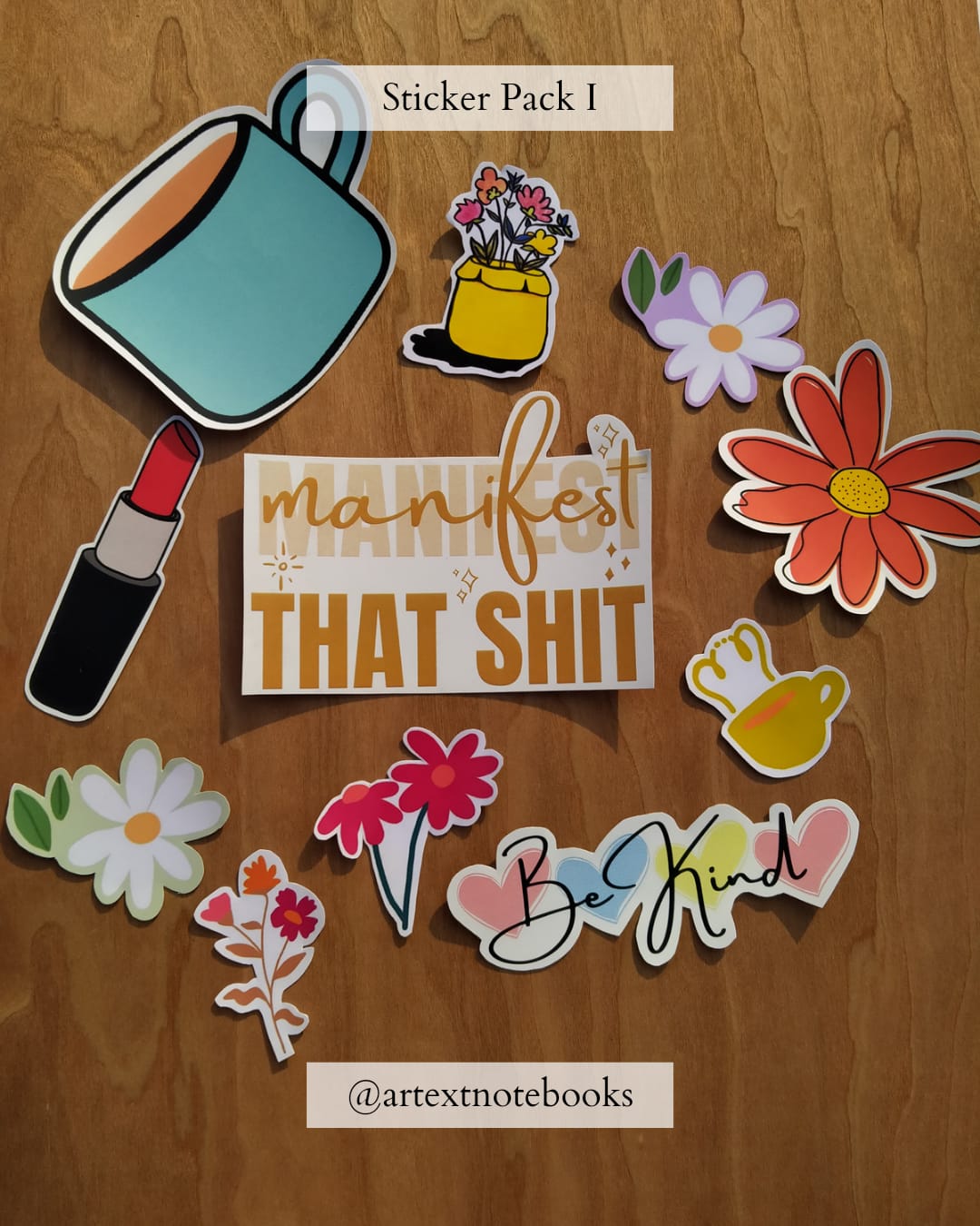Vinyl Stickers Style 1 ( Pack of 11 )