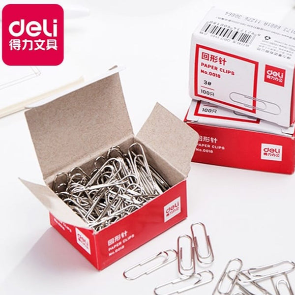 Deli Paper Clip Bookmark  ( Set Of 100 Pieces )