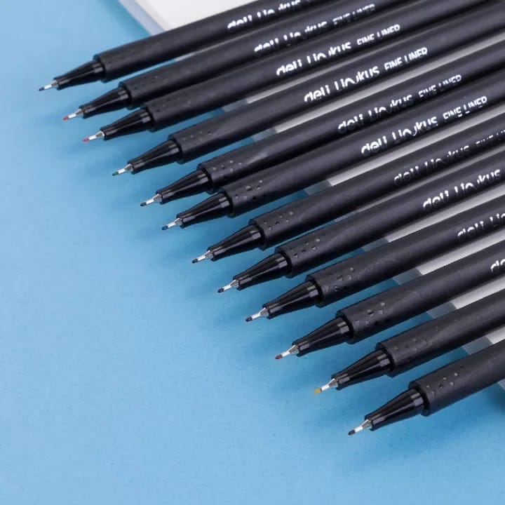 Deli Linkus Fine Liner - Pen Set Of 6