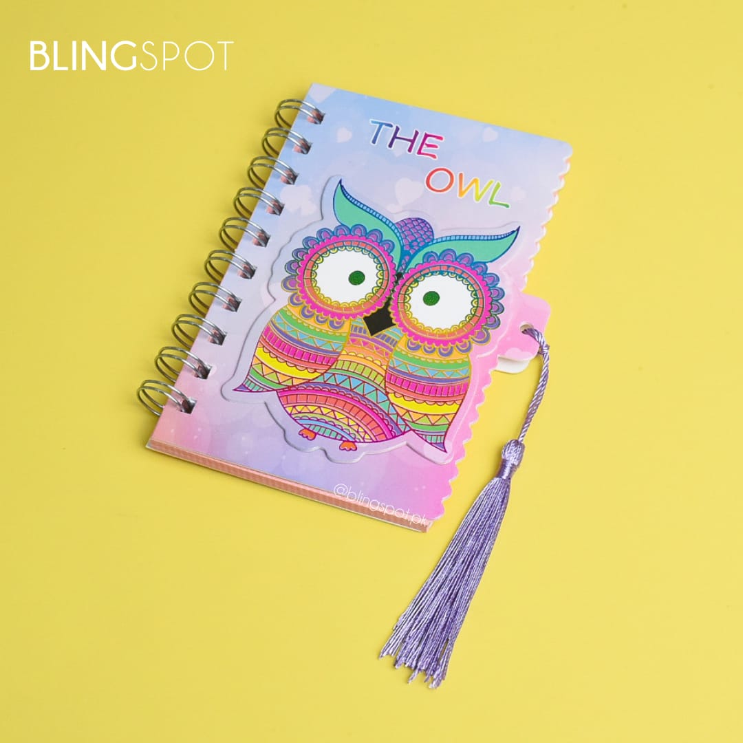 Owl Spiral Notebook / Journal - Style 2