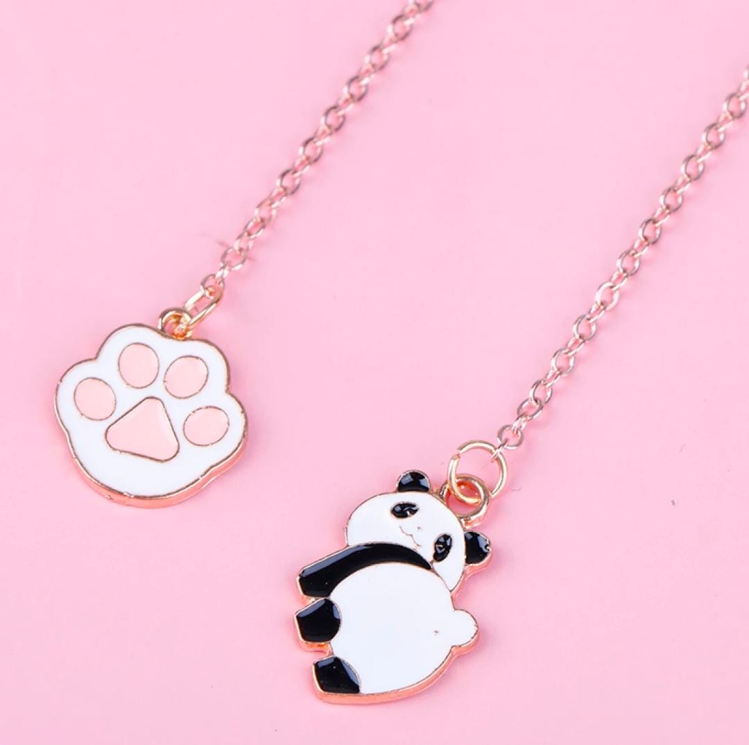 Cat Paw & Panda Metal - Bookmark