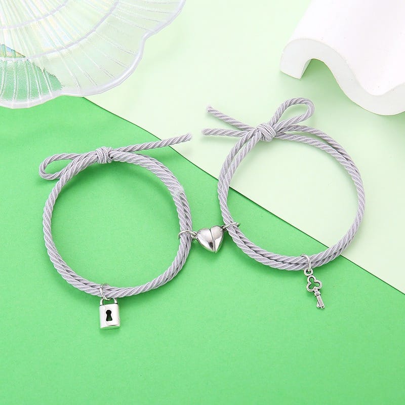 Lock &amp; key  - Bracelet Set Of 2