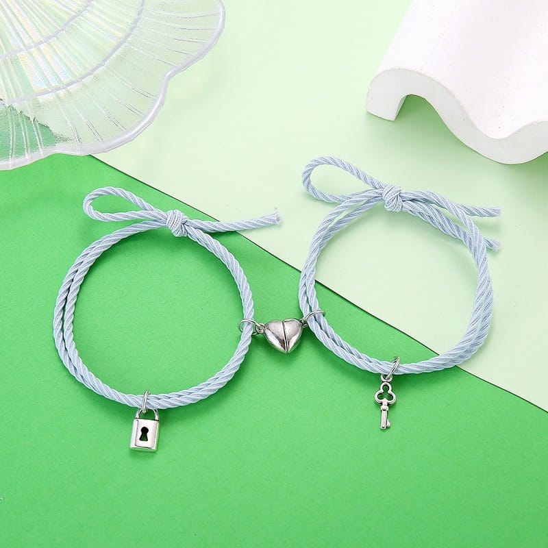 Lock &amp; key  - Bracelet Set Of 2