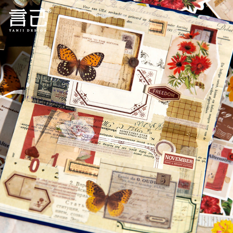 Elegant Legend Floral &amp; Butterfly - Stickers
