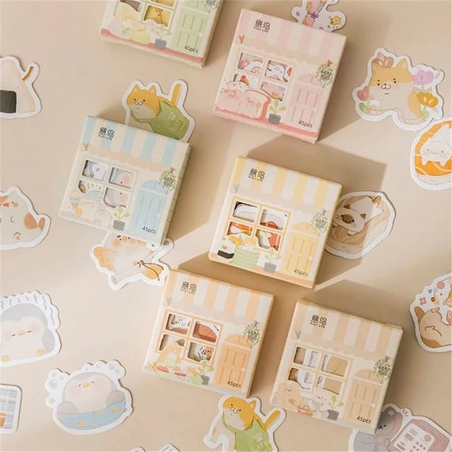 Cute Animals Home  - Sticker