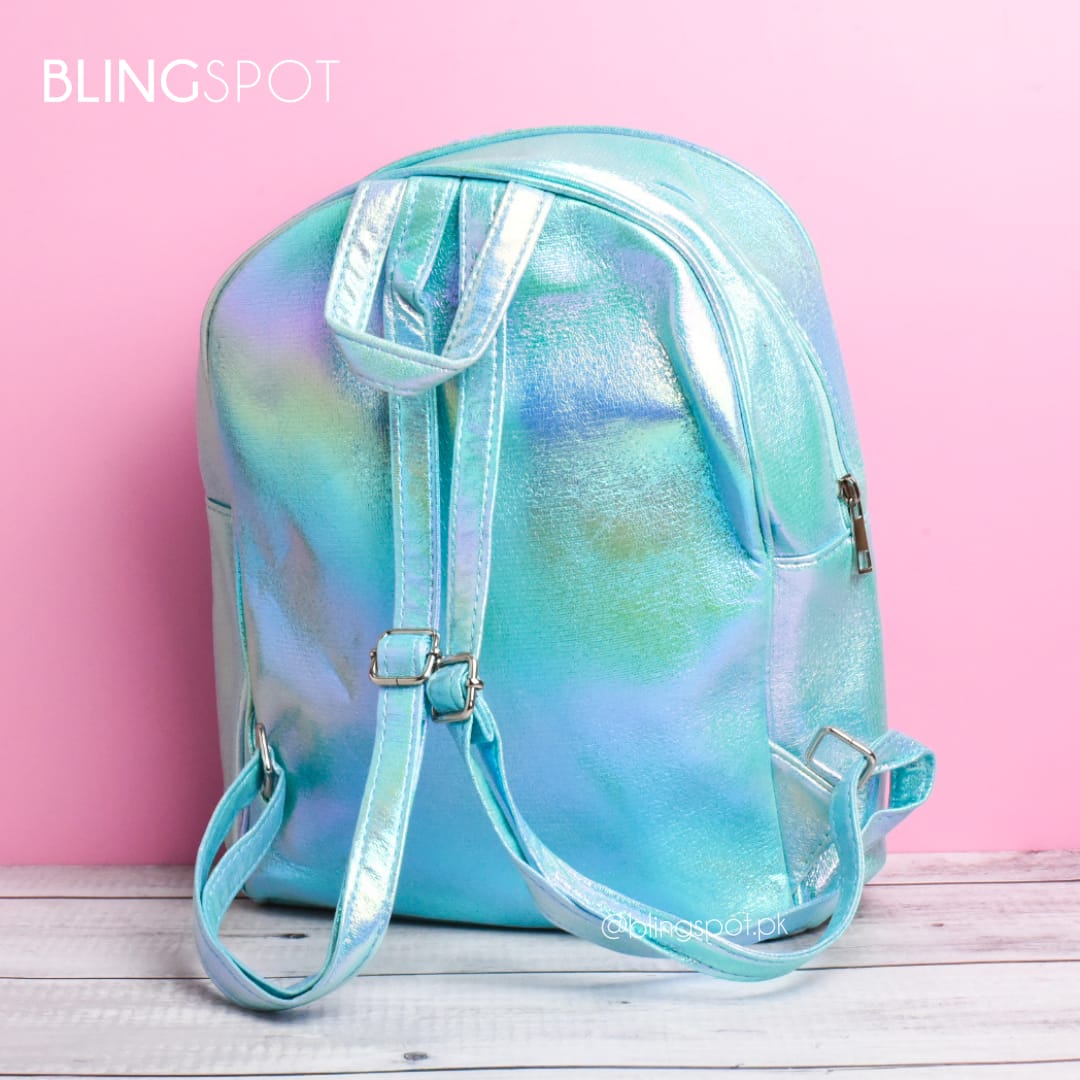 Dream Unicorn Sequin Blue Backpack - Style 2