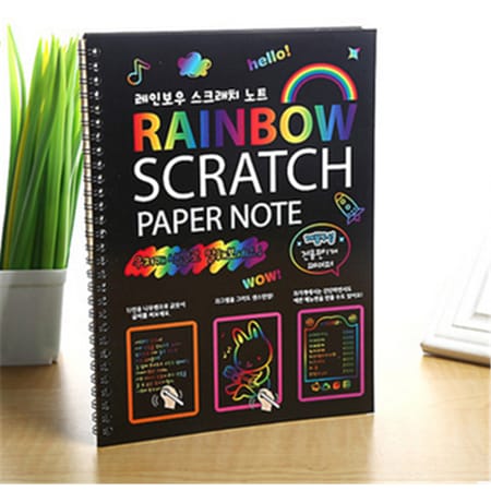 Rainbow  Large Spiral - Journal / Drawing Book