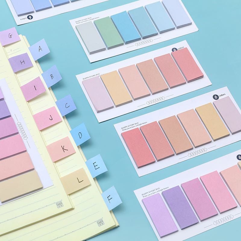 6 Color Shades  - Sticky Notes