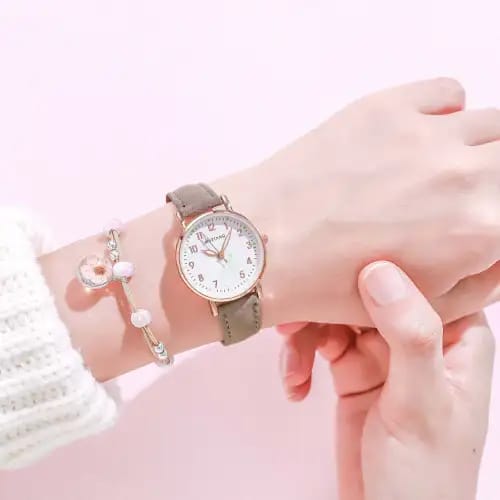 Mstianq  Rose Gold & Grey  - Wrist Watch