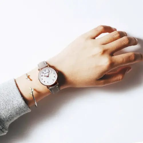 Mstianq  Rose Gold &amp; Grey  - Wrist Watch