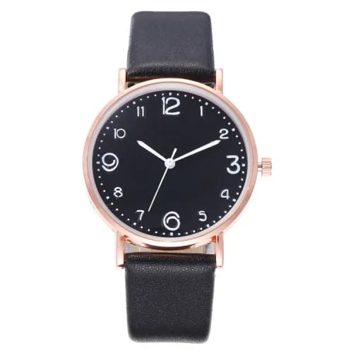 Black &amp; Rose Gold  - Wrist Watch