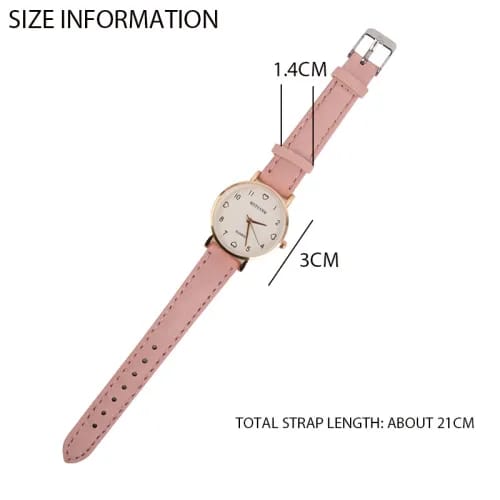 Mstianq Quartz Rose Gold &amp; Pink  - Wrist Watch