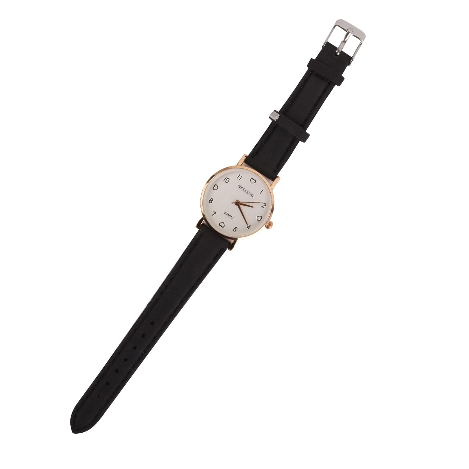 Mstianq Quartz Rose Gold & Black  - Wrist Watch