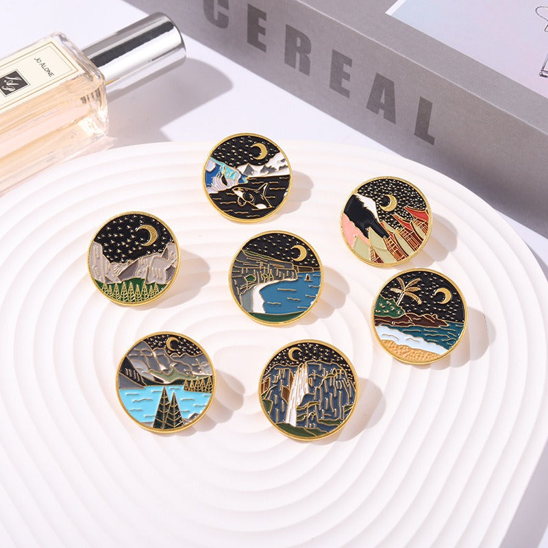 Nature Scenery - Enamel Pin