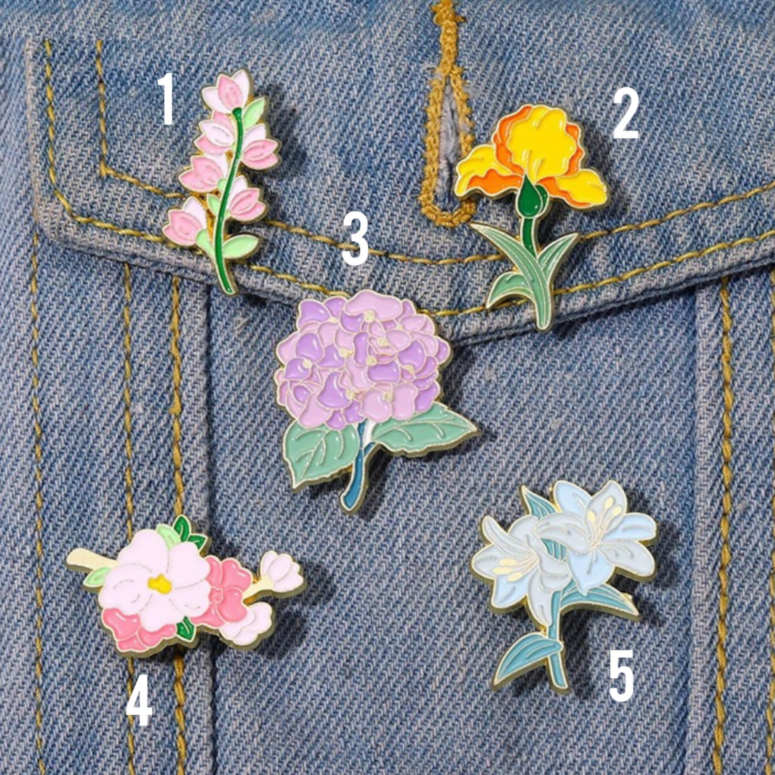 Floral - Enamel Pin