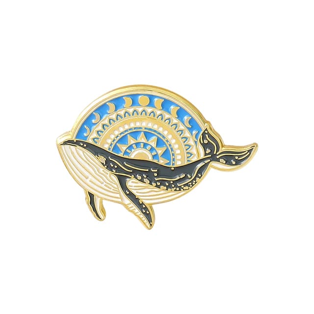 Galaxy Whale - Enamel Pin