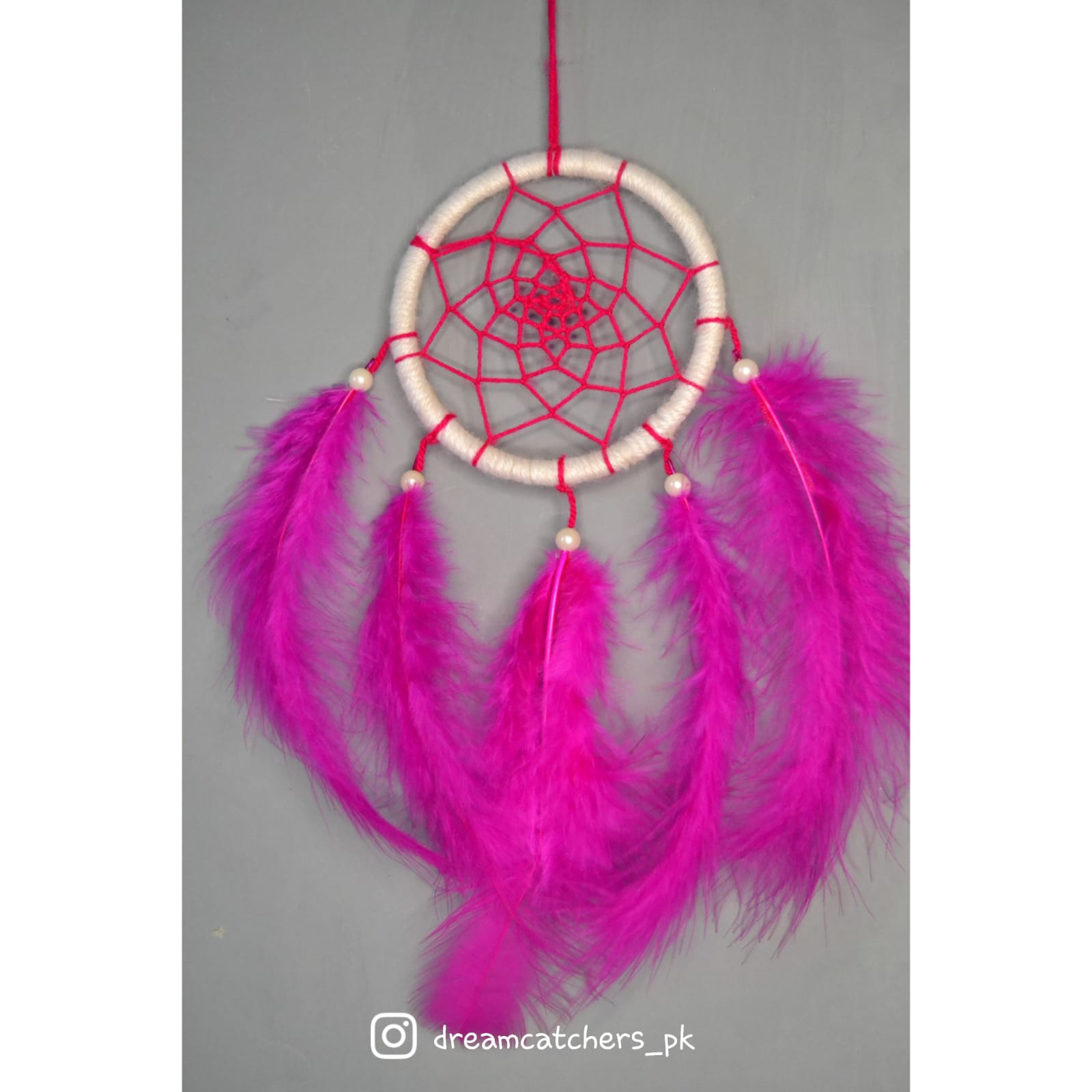 Pink & White   - Dream Catcher