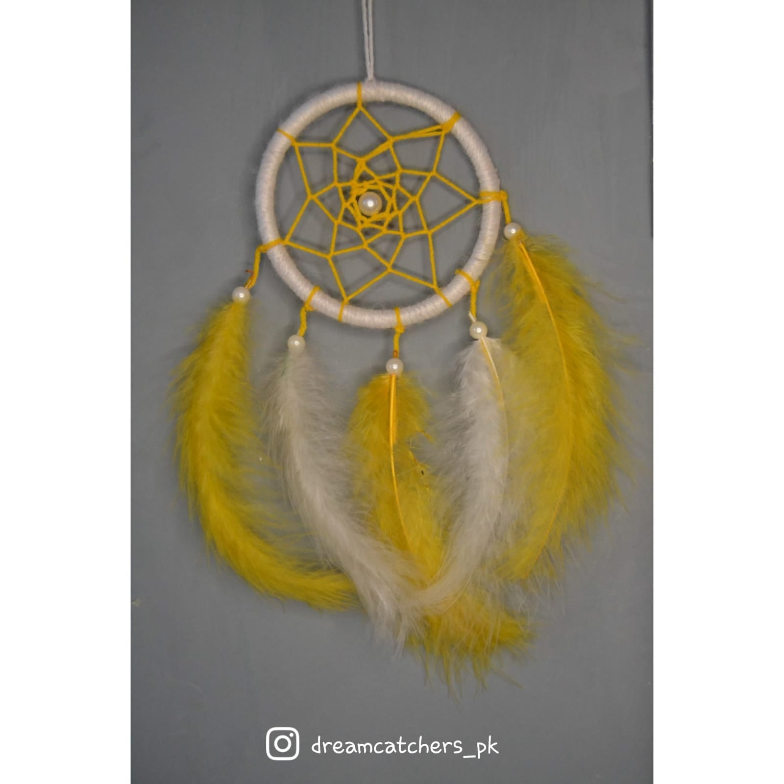 White & Yellow  - Dream Catcher