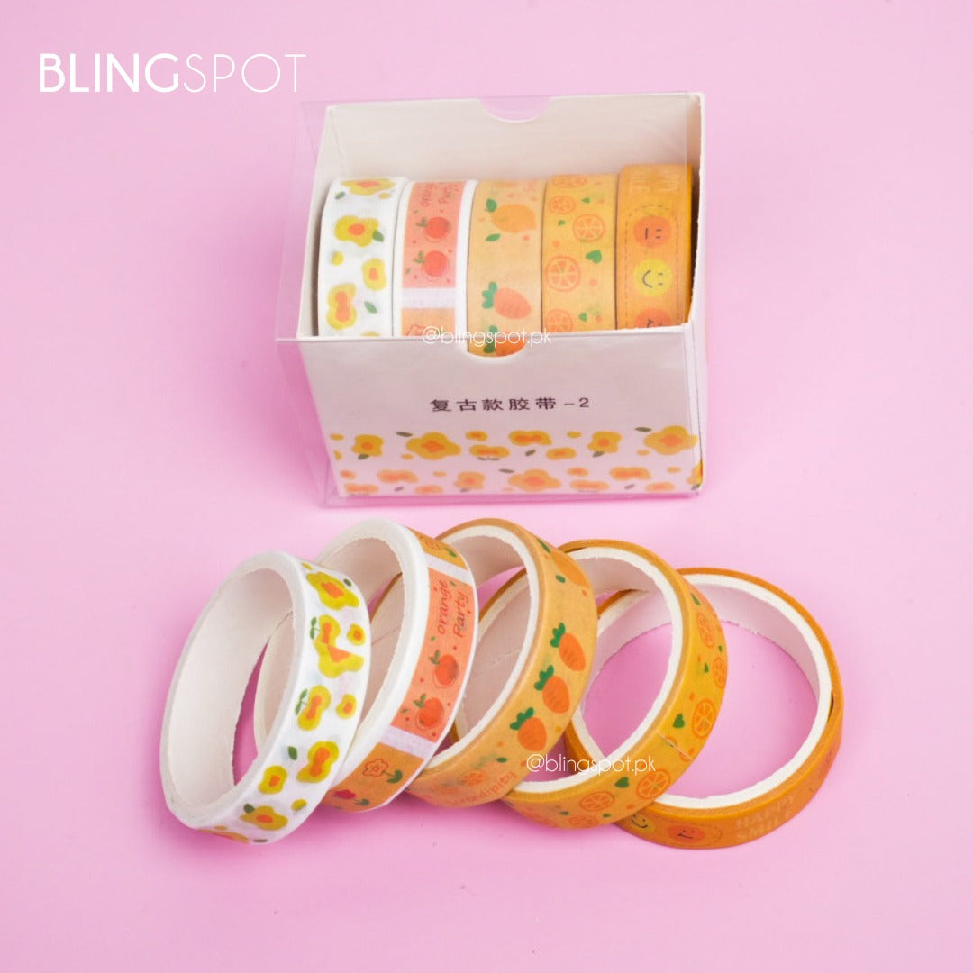 Cute 48 Rolls Washi Tape Set,Foil Gold Thin Decorative Masking Washi Tapes,3MM  - Helia Beer Co