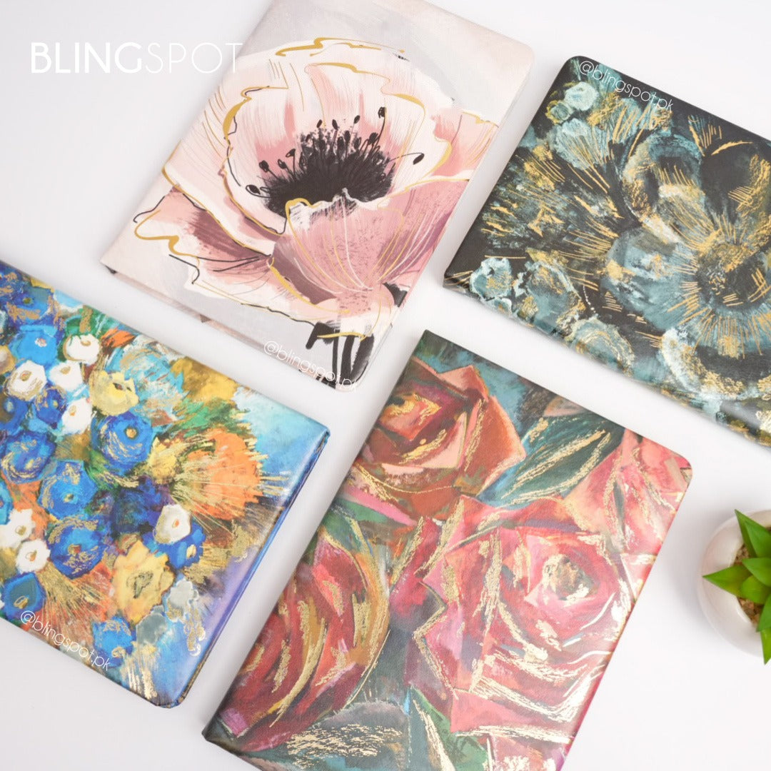 Elegant Floral Paintings Journal