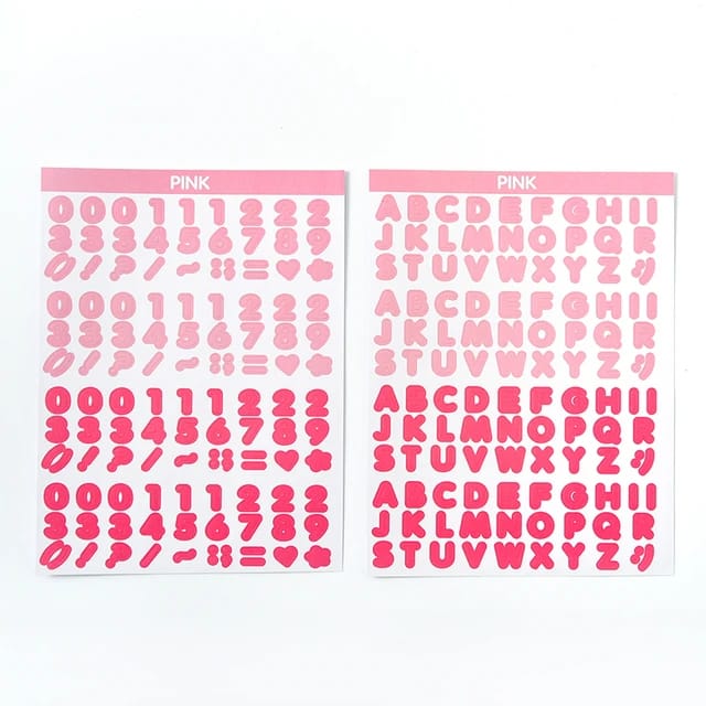 Alphabet &amp; letter Decoration - Stickers