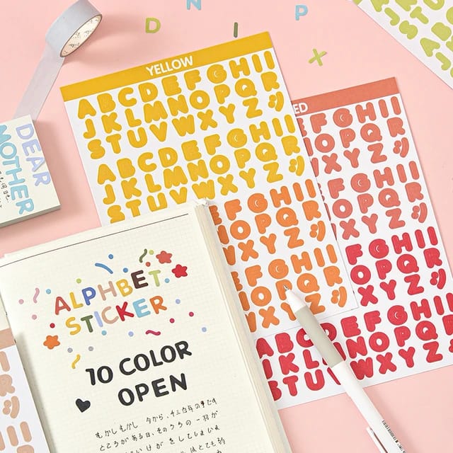 Alphabet & letter Decoration - Stickers